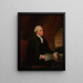 George Washington - Edward Savage — kehystetty taideteos seinällä