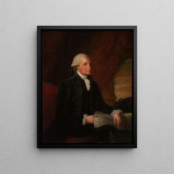 George Washington - Edward Savage — kehystetty taideteos seinällä