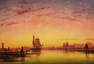 Edward William Cooke - Venice a November Evening in the Lagoon.webp