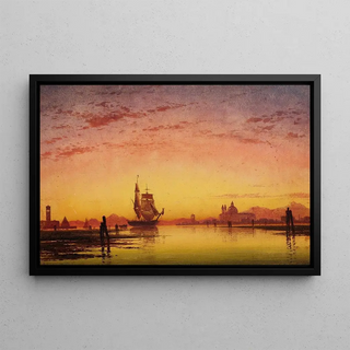 Edward William Cooke - Venice a November Evening in the Lagoon.webp