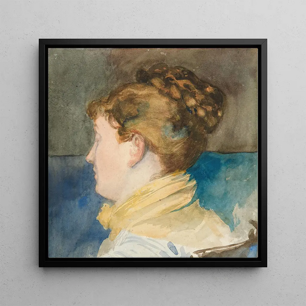 Maalaus Portrait de Mme Abbey - Edwin Austin Abbey | Taidetuloste