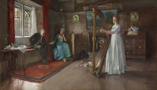 Edwin Austin Abbey - An Old Song.webp