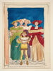 Croquis pour carte de Noël - Edwin Austin Abbey — näkymä teoksesta