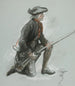 Study for a figure of the mural at Valley Forge at the State Capitol in Harrisburg, Pennsylvania. - Edwin Austin Abbey — näkymä teoksesta