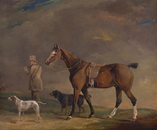 Edwin Cooper - A Sportsman with Shooting Pony and Gun Dogs.webp