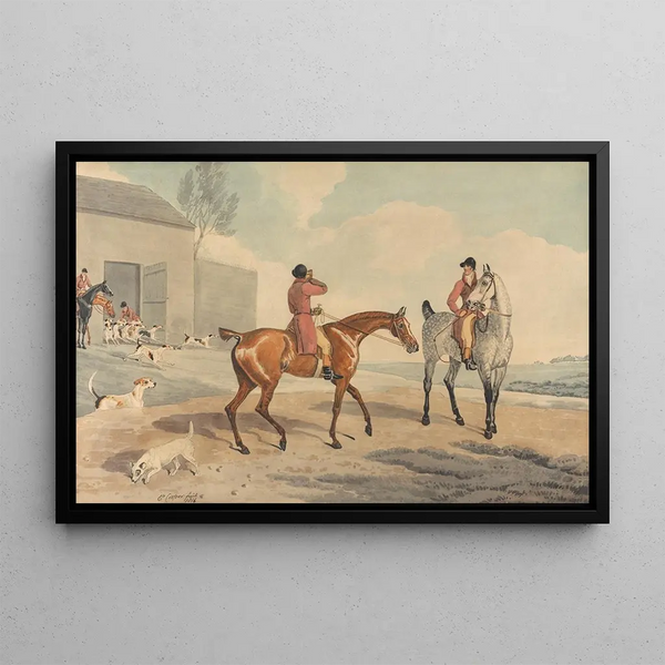 Edwin Cooper - Foxhunting Unkennelling the Pack.webp