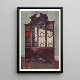 Edwin Foley - Carved Chippendale library bookcase.webp