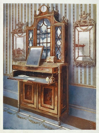 Edwin Foley - Satinwood and mahogany inlaid dressing cabinet.webp