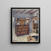 L Putnam-arkku tammi- ja cederipuusta. Veistetty huonekalu amerikkalaisesta tammesta. - Edwin Foley — kehystetty taideteos seinällä