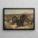Pyhiinvaellus Jordanille - Edwin Lord Weeks — kehystetty taideteos seinällä