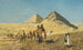 Kamelirekki aavikkoretkellä Egyptin pyramidien keskellä - Edwin Lord Weeks — näkymä teoksesta