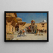 Lähtö metsästykseen - Edwin Lord Weeks — kehystetty taideteos seinällä