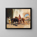 Vendeur de chevaux persans à Bombay - Edwin Lord Weeks — kehystetty taideteos seinällä