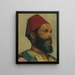 Portrait d'un homme turkista - Edwin Lord Weeks — kehystetty taideteos seinällä