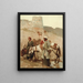 Voyager en Perse - Edwin Lord Weeks — kehystetty taideteos seinällä