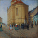 Kirkko Auschassa - Emil Orlik — näkymä teoksesta