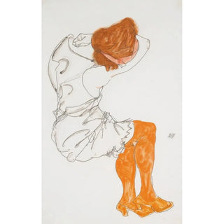 Egon Schiele - Das Schlafende Mdchen The Sleeping Girl.webp