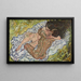 Egon Schiele — kehystetty taideteos seinällä