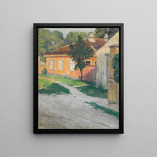 Egon Schiele - Haus In Htteldorf House In Htteldorf.webp