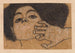 Naisen pää - Egon Schiele — näkymä teoksesta