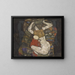 Nuori äiti - Egon Schiele — kehystetty taideteos seinällä