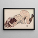 Egon Schiele — kehystetty taideteos seinällä
