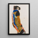 Moa-maalaus - Egon Schiele — kehystetty taideteos seinällä