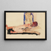 Egon Schiele — kehystetty taideteos seinällä