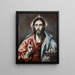 Bénédiction du Christ - El Greco — kehystetty taideteos seinällä