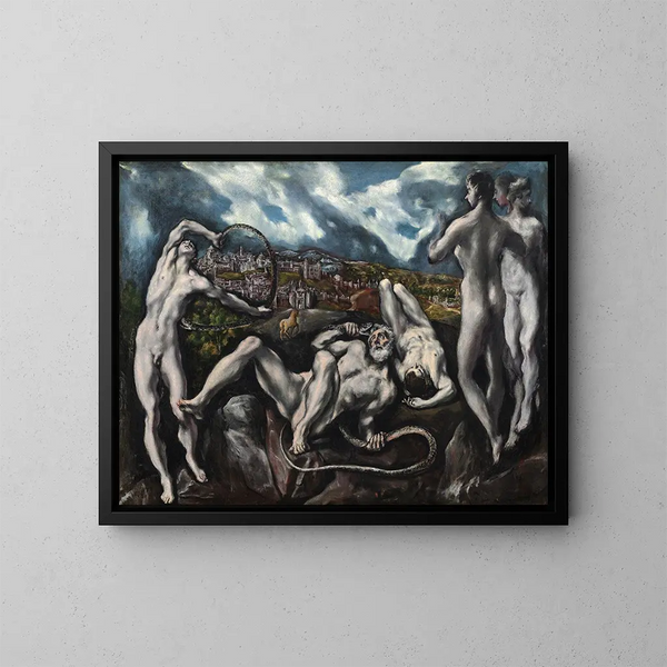 Laocoon - El Greco — kehystetty taideteos seinällä