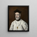 Portrait de Diego de Covarrubias et Leiva 1512-1577 - El Greco — kehystetty taideteos seinällä