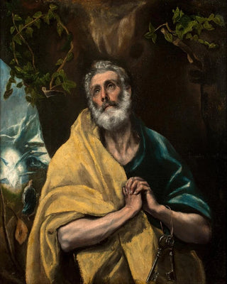 El Greco Domenikos Theotokopoulos - Saint Peter in Tears.webp