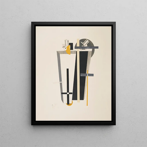 Fossoyeurs Fossoyeurs - El Lissitzky — kehystetty taideteos seinällä