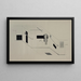 Kestnermappe Proun Rob Levnis ja Chapman GmbH Hannover 6 - El Lissitzky — kehystetty taideteos seinällä