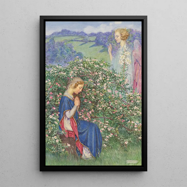 Maalauksen jäljennös La Naissance de la Rose - Eleanor Fortescue-Brickdale