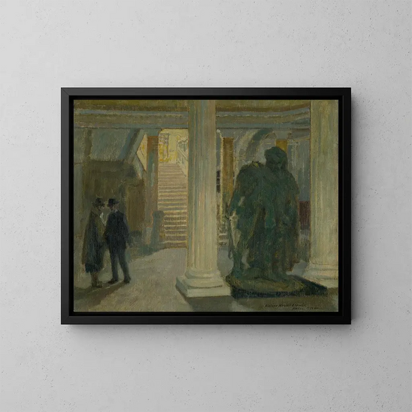 Le vestibule du musée de Košice - Elemér Halász-Hradil — kehystetty taideteos seinällä