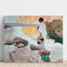 Maalauksen jäljennös Elena-taidetuoli Cala de Saint Vincent - Joaquín Sorolla