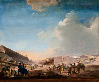 Elias Martin - The Galley Dock at Sveaborg under Construction viewed from west.webp