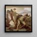 Élie autiomaassa - Frederic Leighton — kehystetty taideteos seinällä