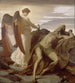 Élie autiomaassa - Frederic Leighton — näkymä teoksesta