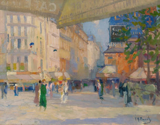 Rue de Paris - Élie Anatole Pavil — näkymä teoksesta
