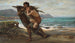 Kalastaja ja merenneito - Elihu Vedder — näkymä teoksesta