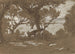 Mont Colognola-maalaus, lampaat laiduntamassa Trasimène-järvellä - Elihu Vedder — näkymä teoksesta