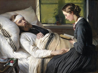 Toinen tanskalainen sotilas loukkaantunut - Elisabeth Jerichau-Baumann — näkymä teoksesta
