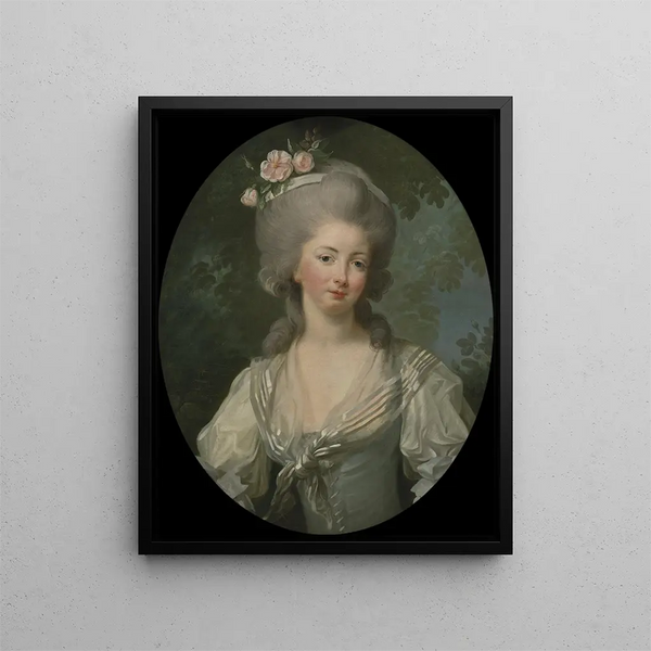 Ernestine Frédérique Princesse de Croÿ - Elisabeth Louise Vigée Le Brun — kehystetty taideteos seinällä
