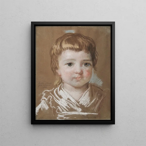 Jeanne Julie Louise Lebrun taiteilijan tytär, kaksi vuotta vanha - Elisabeth Louise Vigée Le Brun — kehystetty taideteos seinällä