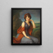 Maria Grigorievna Viazemskaa Princesse Golitsyna 1772-1865 - Elisabeth Louise Vigée Le Brun — kehystetty taideteos seinällä