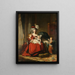Marie-Antoinette de Lorraine, Habsburgien Ranskan kuningatar, ja hänen lapsensa - Elisabeth Louise Vigée Le Brun — kehystetty taideteos seinällä
