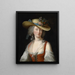 Portrait Anne Catherine Le Preudhomme de Chatenoy Comtesse de Verdun - Elisabeth Louise Vigée Le Brun — kehystetty taideteos seinällä