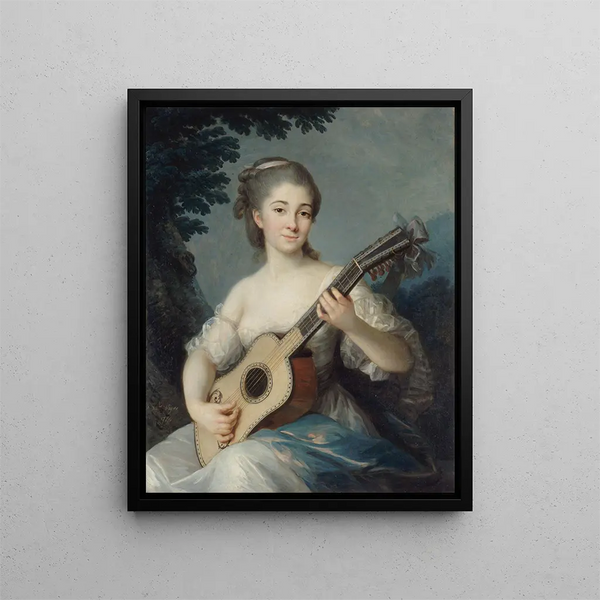 Marie Louise Adélaïde Jacquette de Robien vicomtesse de Mirabeau - Elisabeth Louise Vigée Le Brun — kehystetty taideteos seinällä